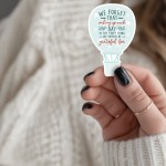 We Forget That Waking Up Each Day Is The First Thing We Should Be Grateful For Stickers | Faith quote sticker set, printed with a neat and refined appearance, great for journals, planners, laptops, phone cases, notebooks and craft pages, bringing subtle motivation to creative spaces.