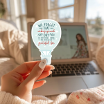 We Forget That Waking Up Each Day Is The First Thing We Should Be Grateful For Stickers | Faith quote sticker set, printed with a neat and refined appearance, great for journals, planners, laptops, phone cases, notebooks and craft pages, bringing subtle motivation to creative spaces. - Image 2