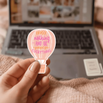 Expect Nothing And Be Grateful For Everything Stickers | Inspirational mini decal pack, finished with smooth detailed printing, great for journals, planners, laptops, phone cases, notebooks and craft pages, making a thoughtful small gift for loved ones. - Image 2