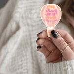 Expect Nothing And Be Grateful For Everything Stickers | Inspirational mini decal pack, finished with smooth detailed printing, great for journals, planners, laptops, phone cases, notebooks and craft pages, making a thoughtful small gift for loved ones. - Image 3