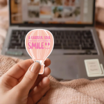 A Grateful Soul Never Runs Out Of Reasons To Smile Stickers | Motivational sticker pack, crafted with attention to detail, great for journals, planners, laptops, phone cases, notebooks and craft pages, offering quiet inspiration throughout the day. - Image 3