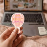 Bless The Food Before Us The Family Beside Us And The Love Between Us Amen Stickers | Inspirational mini decal pack, made with clear, crisp lettering, suitable for notebooks, planners, journals, laptops, phone cases and scrapbooks, adding gentle encouragement to daily routines. - Image 3