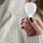 When You Are Grateful For What You Have You Have Everything Stickers | Motivational mini decal pack, made with clear, crisp lettering, suitable for notebooks, planners, journals, laptops, phone cases and scrapbooks, supporting personal reflection through simple visuals.