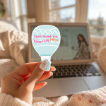 Each Thank You Clears My Mind Stickers | Faith mini decal pack, designed with a clean matte look, suitable for notebooks, planners, journals, laptops, phone cases and scrapbooks, adding gentle encouragement to daily routines. - Image 2