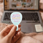 Begin Each Day With A Grateful Heart Stickers | Kindness sticker set, finished with smooth detailed printing, suitable for notebooks, planners, journals, laptops, phone cases and scrapbooks, offering quiet inspiration throughout the day. - Image 3