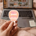 Take A Second To Think About How Blessed You Are Stickers | Gratitude sticker set, finished with smooth detailed printing, great for journals, planners, laptops, phone cases, notebooks and craft pages, offering quiet inspiration throughout the day. - Image 3