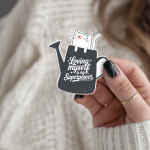 Loving Myself Is My Superpower Stickers | Faith sticker pack, crafted with attention to detail, perfect for journals, planners, laptops, notebooks, phone cases and creative projects, bringing subtle motivation to creative spaces. - Image 2