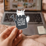 Self Love Self Respect Self Worth Stickers | Inspirational sticker set, finished with smooth detailed printing, perfect for journals, planners, laptops, notebooks, phone cases and creative projects, offering quiet inspiration throughout the day.