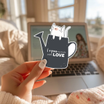I Express My Truth With Love Stickers | Motivational sticker pack, finished with smooth detailed printing, ideal for planners, journals, notebooks, laptops, phone cases and scrapbooks, bringing subtle motivation to creative spaces. - Image 3
