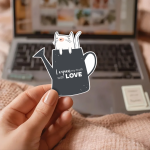 I Express My Truth With Love Stickers | Motivational sticker pack, finished with smooth detailed printing, ideal for planners, journals, notebooks, laptops, phone cases and scrapbooks, bringing subtle motivation to creative spaces.