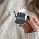 If It Costs My Energy It’S Expensive Stickers | Kindness quote sticker set, printed with a neat and refined appearance, ideal for planners, journals, notebooks, laptops, phone cases and scrapbooks, adding gentle encouragement to daily routines. - Image 2