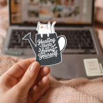 Healing Starts With Loving Yourself Stickers | Inspirational sticker pack, made with clear, crisp lettering, great for journals, planners, laptops, phone cases, notebooks and craft pages, adding gentle encouragement to daily routines.