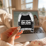 I Give Myself The Love I Once Waited For Stickers | Gratitude sticker pack, finished with smooth detailed printing, great for journals, planners, laptops, phone cases, notebooks and craft pages, adding gentle encouragement to daily routines. - Image 3