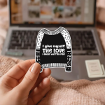I Give Myself The Love I Once Waited For Stickers | Gratitude sticker pack, finished with smooth detailed printing, great for journals, planners, laptops, phone cases, notebooks and craft pages, adding gentle encouragement to daily routines.