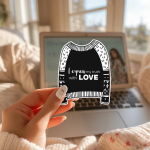 I Express My Truth With Love Stickers | Kindness sticker pack, printed with a neat and refined appearance, ideal for planners, journals, notebooks, laptops, phone cases and scrapbooks, adding gentle encouragement to daily routines. - Image 3