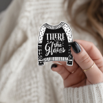 There She Glows Stickers | Faith sticker set, designed with a clean matte look, perfect for journals, planners, laptops, notebooks, phone cases and creative projects, adding gentle encouragement to daily routines. - Image 2