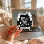 There She Glows Stickers | Faith sticker set, designed with a clean matte look, perfect for journals, planners, laptops, notebooks, phone cases and creative projects, adding gentle encouragement to daily routines. - Image 3