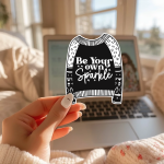 Be Your Own Sparkle Stickers | Faith sticker set, finished with smooth detailed printing, great for journals, planners, laptops, phone cases, notebooks and craft pages, making a thoughtful small gift for loved ones. - Image 3