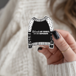 If It Costs My Energy It’S Expensive Stickers | Motivational sticker set, finished with smooth detailed printing, perfect for journals, planners, laptops, notebooks, phone cases and creative projects, supporting personal reflection through simple visuals. - Image 2