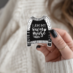 I Am My Own Muse Stickers | Kindness sticker pack, printed with a neat and refined appearance, great for journals, planners, laptops, phone cases, notebooks and craft pages, offering quiet inspiration throughout the day. - Image 2