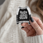 Healing Starts With Loving Yourself Stickers | Motivational sticker pack, made with clear, crisp lettering, great for journals, planners, laptops, phone cases, notebooks and craft pages, bringing subtle motivation to creative spaces. - Image 3