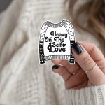 Heavy On The Self Love Stickers | Motivational sticker collection, designed with a clean matte look, suitable for notebooks, planners, journals, laptops, phone cases and scrapbooks, adding gentle encouragement to daily routines. - Image 2