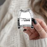 I Express My Truth With Love Stickers | Faith sticker set, printed with a neat and refined appearance, suitable for notebooks, planners, journals, laptops, phone cases and scrapbooks, offering quiet inspiration throughout the day. - Image 2