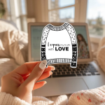 I Express My Truth With Love Stickers | Faith sticker set, printed with a neat and refined appearance, suitable for notebooks, planners, journals, laptops, phone cases and scrapbooks, offering quiet inspiration throughout the day. - Image 3