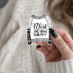 Work On You For You Stickers | Inspirational sticker collection, made with clear, crisp lettering, ideal for planners, journals, notebooks, laptops, phone cases and scrapbooks, bringing subtle motivation to creative spaces. - Image 2
