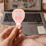 To Live Without Aim Is To Waste The One Life You’Ve Been Given Stickers | Motivational mini decal pack, finished with smooth detailed printing, ideal for planners, journals, notebooks, laptops, phone cases and scrapbooks, making a thoughtful small gift for loved ones.