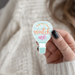 I Can And I Will Watch Me Stickers | Motivational quote sticker set, made with clear, crisp lettering, great for journals, planners, laptops, phone cases, notebooks and craft pages, making a thoughtful small gift for loved ones. - Image 2
