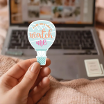 I Can And I Will Watch Me Stickers | Motivational quote sticker set, made with clear, crisp lettering, great for journals, planners, laptops, phone cases, notebooks and craft pages, making a thoughtful small gift for loved ones.
