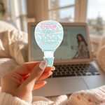 Throw Gitter In Today'S Face Stickers | Gratitude mini decal pack, crafted with attention to detail, suitable for notebooks, planners, journals, laptops, phone cases and scrapbooks, adding gentle encouragement to daily routines. - Image 2