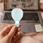 Throw Gitter In Today'S Face Stickers | Gratitude mini decal pack, crafted with attention to detail, suitable for notebooks, planners, journals, laptops, phone cases and scrapbooks, adding gentle encouragement to daily routines. - Image 3