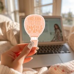 Dreams Don'T Work Unless You Do Stickers | Faith sticker pack, printed with a neat and refined appearance, suitable for notebooks, planners, journals, laptops, phone cases and scrapbooks, making a thoughtful small gift for loved ones. - Image 3