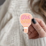 Go Forth And Be Fierce Stickers | Kindness quote sticker set, printed with a neat and refined appearance, ideal for planners, journals, notebooks, laptops, phone cases and scrapbooks, supporting personal reflection through simple visuals. - Image 2