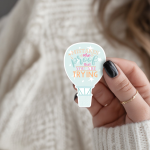 Mistakes Are Proof That You Are Trying Stickers | Faith sticker set, finished with smooth detailed printing, ideal for planners, journals, notebooks, laptops, phone cases and scrapbooks, offering quiet inspiration throughout the day. - Image 2