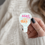 Stay The Day Stickers | Gratitude sticker collection, made with clear, crisp lettering, suitable for notebooks, planners, journals, laptops, phone cases and scrapbooks, bringing subtle motivation to creative spaces. - Image 2