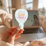 One Day Or Day One You Decide Stickers | Kindness quote sticker set, printed with a neat and refined appearance, suitable for notebooks, planners, journals, laptops, phone cases and scrapbooks, offering quiet inspiration throughout the day. - Image 3