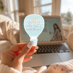 Grow Like A Wild Flower Stickers | Motivational quote sticker set, crafted with attention to detail, great for journals, planners, laptops, phone cases, notebooks and craft pages, bringing subtle motivation to creative spaces. - Image 3