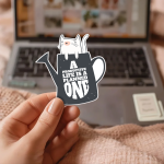 A Productive Life Is A Planned One Stickers | Gratitude mini decal pack, made with clear, crisp lettering, perfect for journals, planners, laptops, notebooks, phone cases and creative projects, bringing subtle motivation to creative spaces.