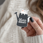 Shine Bright Stickers | Motivational quote sticker set, finished with smooth detailed printing, perfect for journals, planners, laptops, notebooks, phone cases and creative projects, bringing subtle motivation to creative spaces. - Image 2