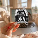 Bravery Is In My Dna Stickers | Gratitude sticker pack, designed with a clean matte look, ideal for planners, journals, notebooks, laptops, phone cases and scrapbooks, offering quiet inspiration throughout the day. - Image 3