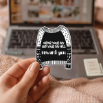 Order Your Day And Your Day Will Reward You Stickers | Gratitude quote sticker set, made with clear, crisp lettering, ideal for planners, journals, notebooks, laptops, phone cases and scrapbooks, offering quiet inspiration throughout the day.