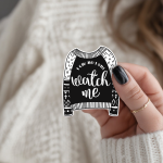 I Can And I Will Watch Me Stickers | Kindness quote sticker set, finished with smooth detailed printing, perfect for journals, planners, laptops, notebooks, phone cases and creative projects, adding gentle encouragement to daily routines. - Image 2