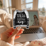 Don'T Be Afraid To Dream Big Stickers | Faith sticker set, printed with a neat and refined appearance, perfect for journals, planners, laptops, notebooks, phone cases and creative projects, making a thoughtful small gift for loved ones. - Image 3
