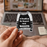 My Thoughts Are The Blueprint For My Success Stickers | Kindness quote sticker set, crafted with attention to detail, great for journals, planners, laptops, phone cases, notebooks and craft pages, bringing subtle motivation to creative spaces.