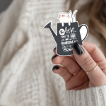 The Best Time To Be Grateful Is Always Stickers | Inspirational quote sticker set, designed with a clean matte look, perfect for journals, planners, laptops, notebooks, phone cases and creative projects, offering quiet inspiration throughout the day.