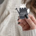 Gratitude Changes Everything Stickers | Faith sticker collection, designed with a clean matte look, suitable for notebooks, planners, journals, laptops, phone cases and scrapbooks, supporting personal reflection through simple visuals.