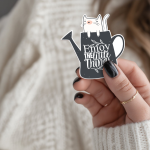 Enjoy The Little Things Stickers | Faith sticker set, finished with smooth detailed printing, ideal for planners, journals, notebooks, laptops, phone cases and scrapbooks, supporting personal reflection through simple visuals.